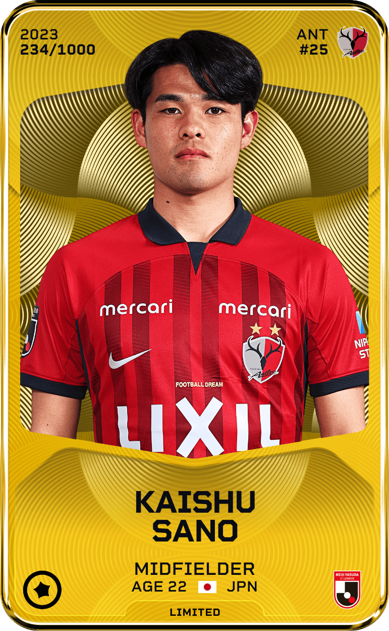 Kaishu Sano 2023-24 • Limited 234/1000