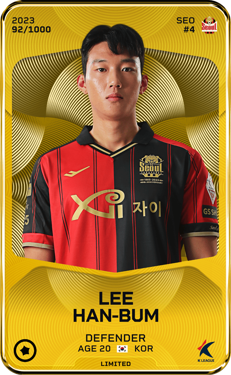 Lee Han-Bum 2023-24 • Limited 92/1000