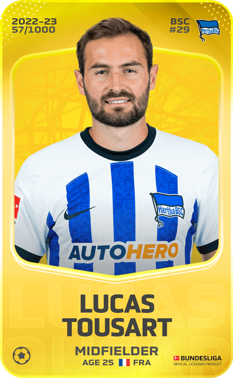 Lucas Tousart 2022-23 • Limited 57/1000