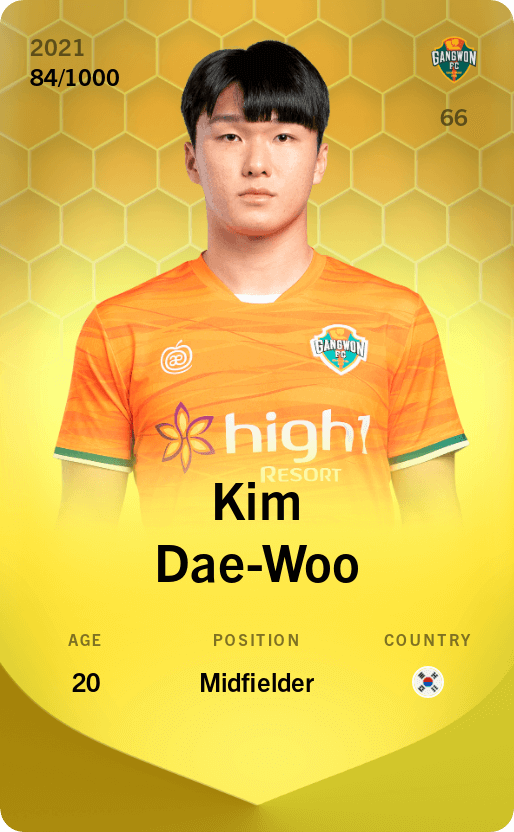 Kim Dae-Woo 2021-22 • Limited 84/1000