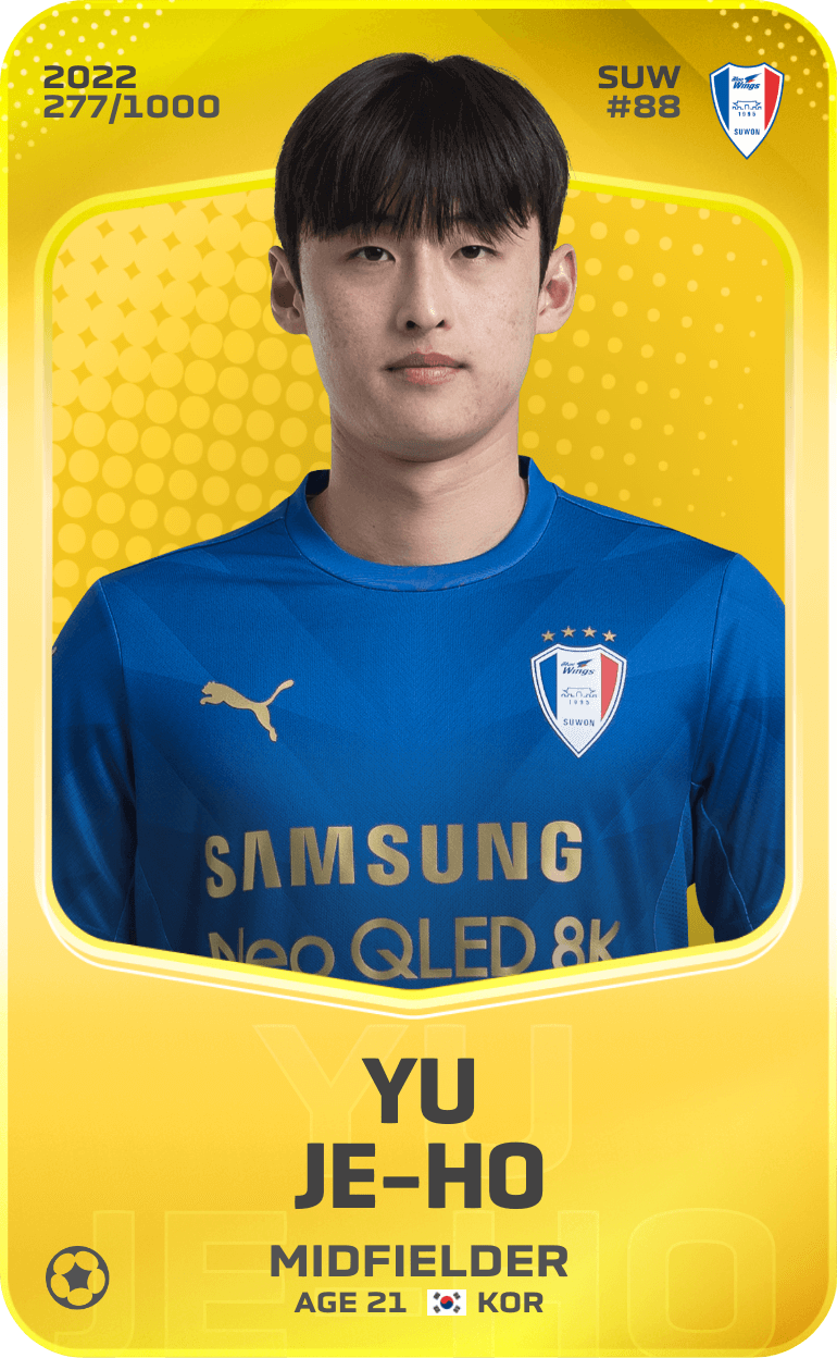 Yu Je-Ho 2022-23 • Limited 277/1000