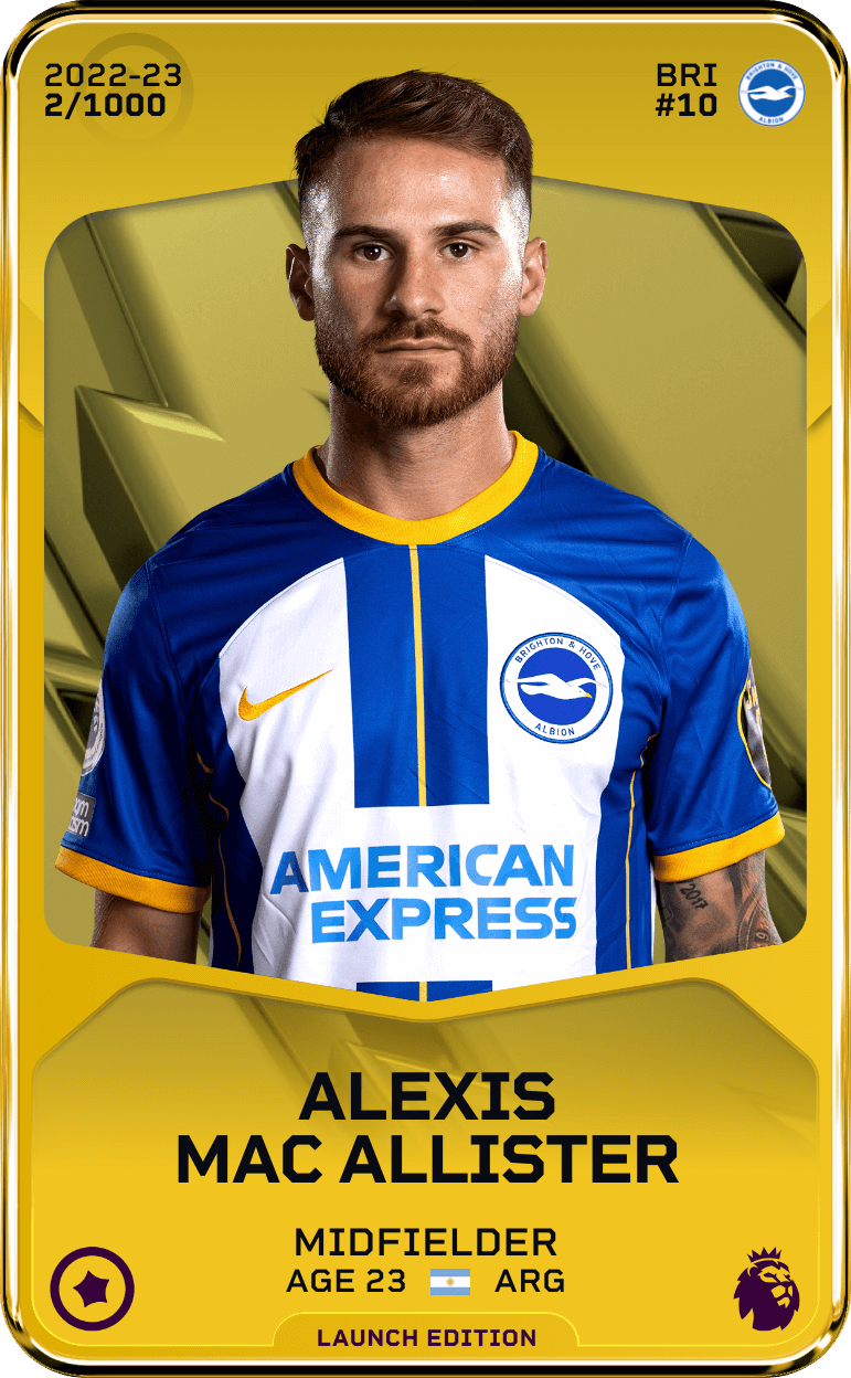 Alexis Mac Allister 2022-23 • Limited 2/1000