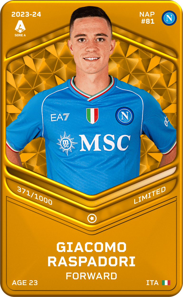 Giacomo Raspadori 2023-24 • Limited 371/1000