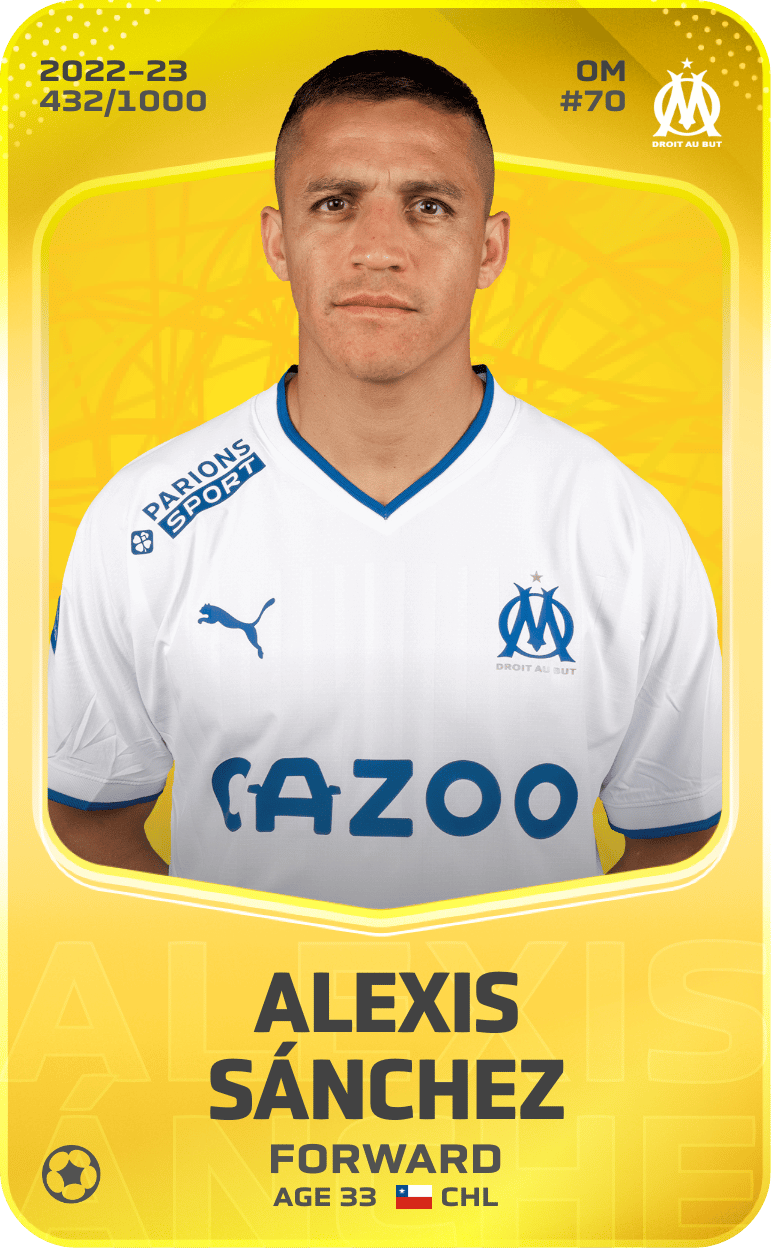 Alexis Sánchez 2022-23 • Limited 432/1000