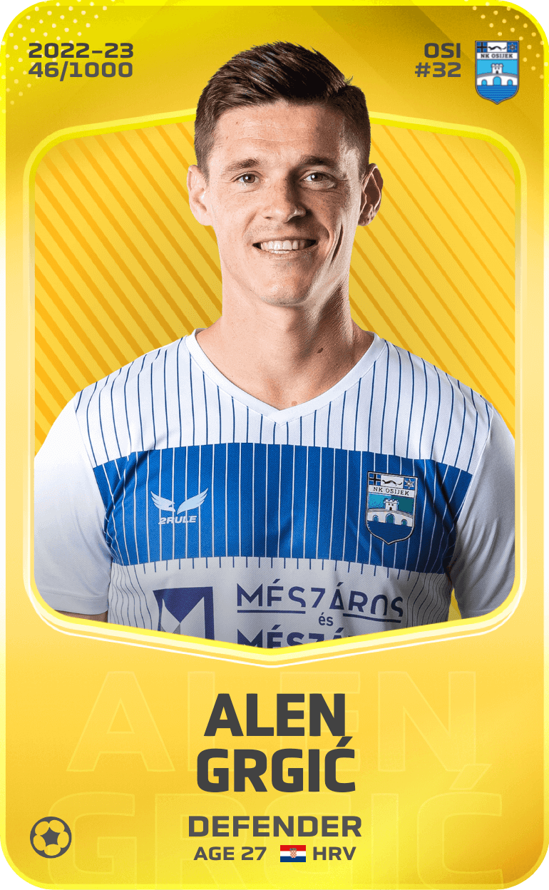 Alen Grgić 2022-23 • Limited 46/1000