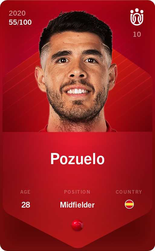 Sorare - Sorare Official - Pozuelo 2020-21 • Rare 55/100 - NFT # 31398084362799487045646759542010049464247069988468152140787532993032993188470