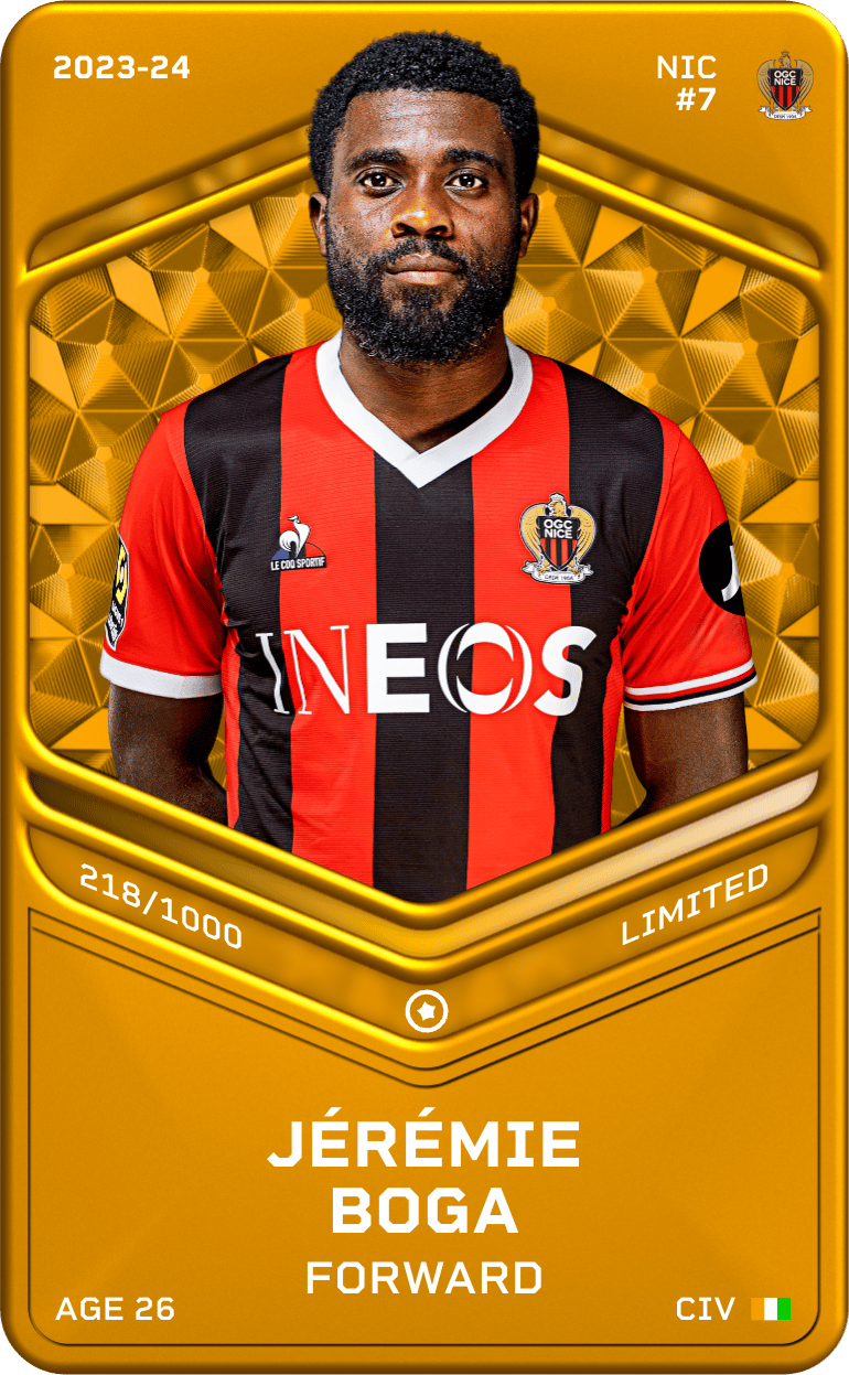 Jérémie Boga 2023-24 • Limited 218/1000