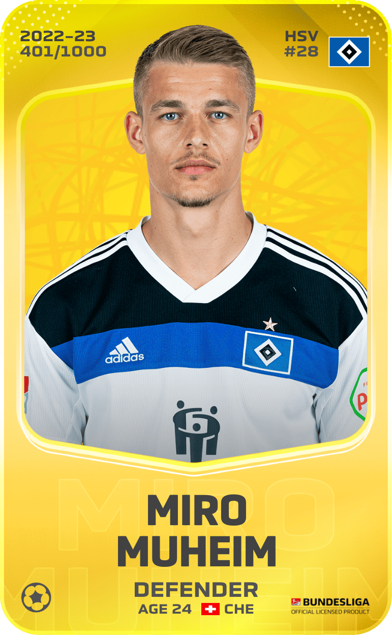 Miro Muheim 2022-23 • Limited 401/1000