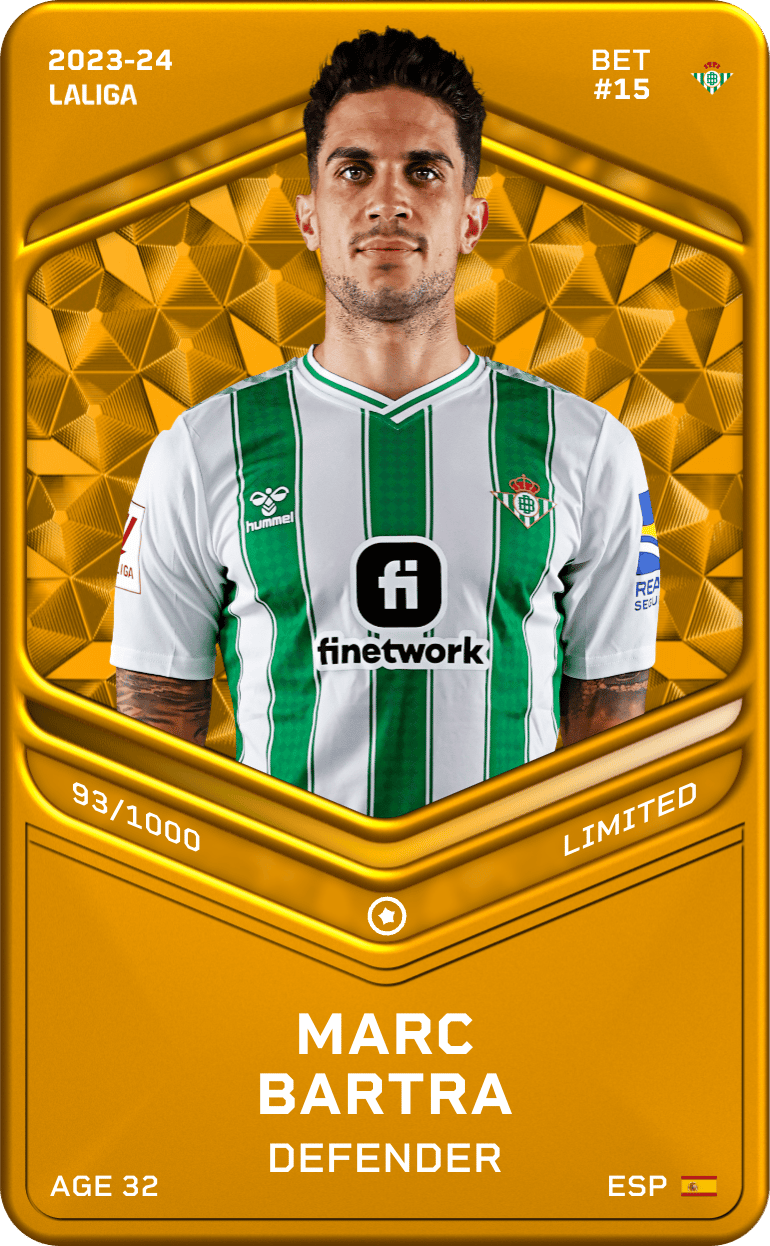 Marc Bartra 2023-24 • Limited 93/1000