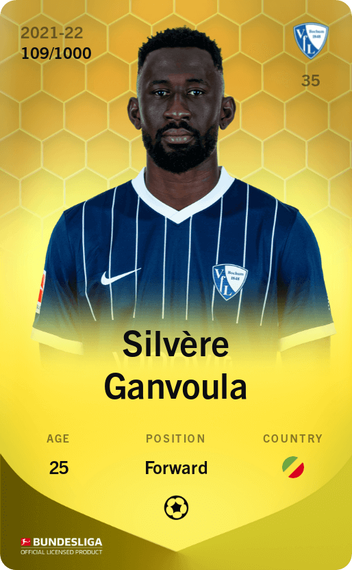 Silvère Ganvoula 2021-22 • Limited 109/1000