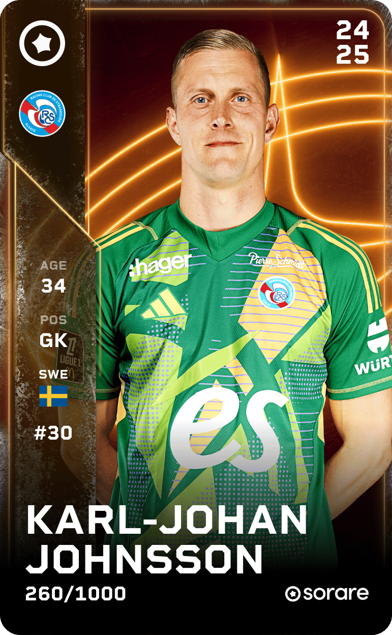 Karl-Johan Johnsson 2024-25 • Limited 260/1000
