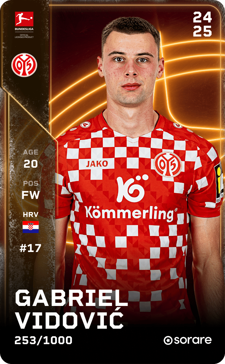 Gabriel Vidović 2024-25 • Limited 253/1000