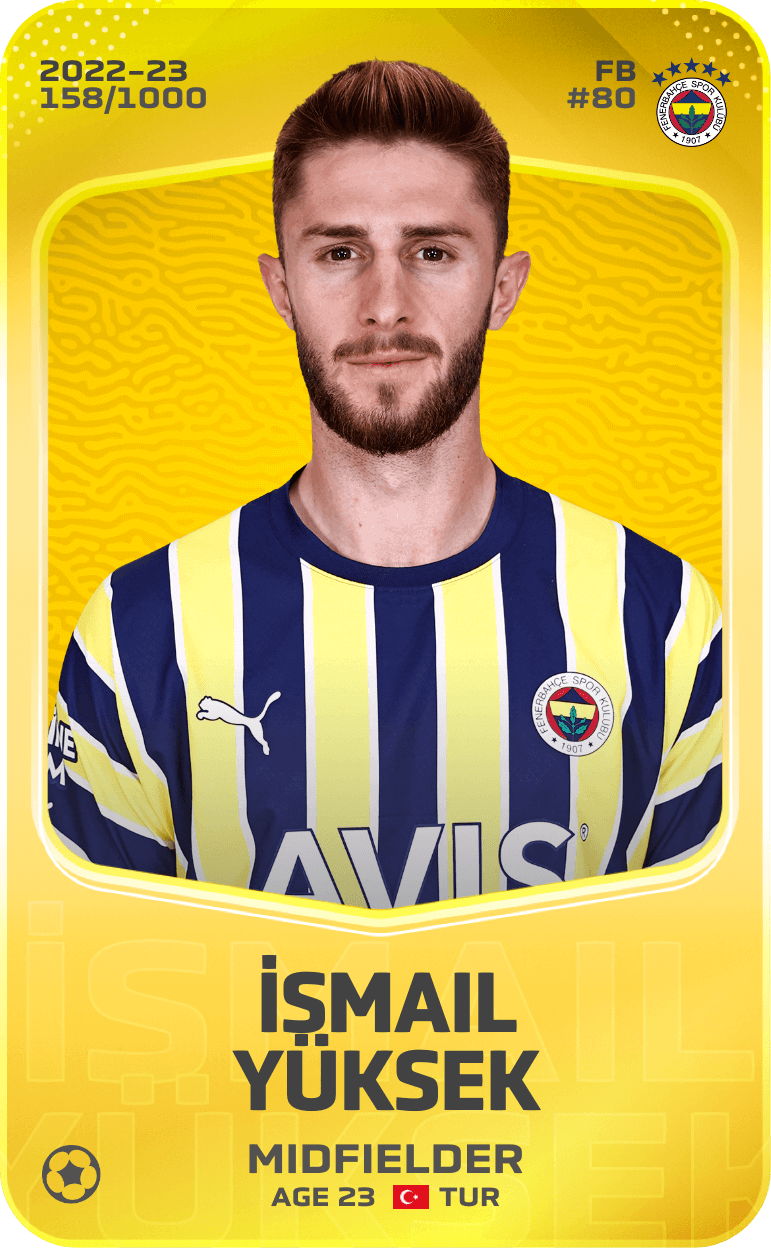 İsmail Yüksek 2022-23 • Limited 158/1000
