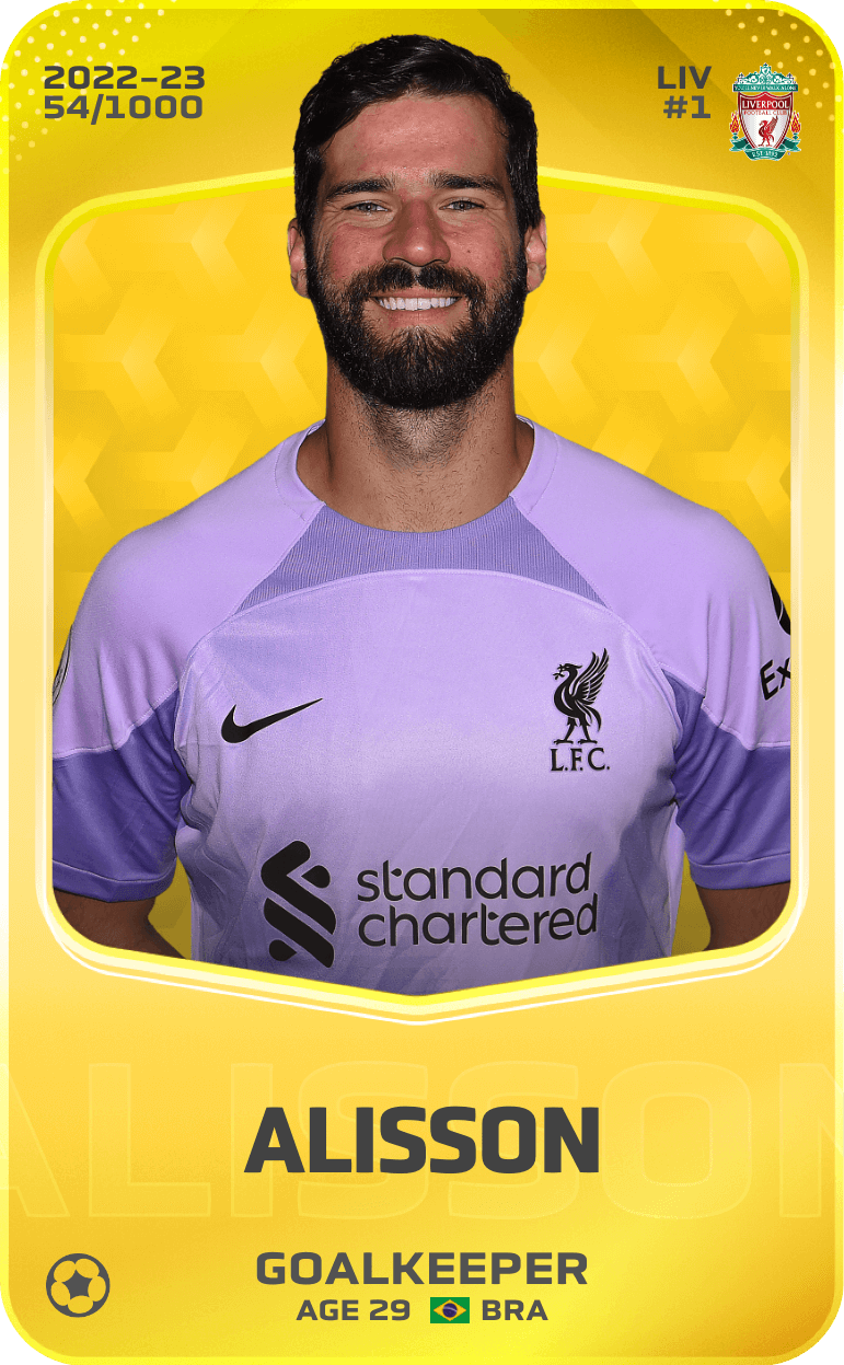 Alisson Becker 2022-23 • Limited 54/1000