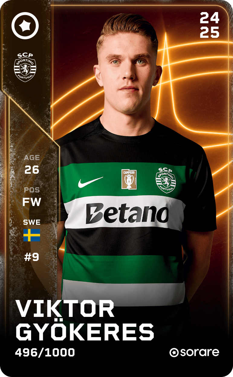 Viktor Gyökeres 2024-25 • Limited 496/1000