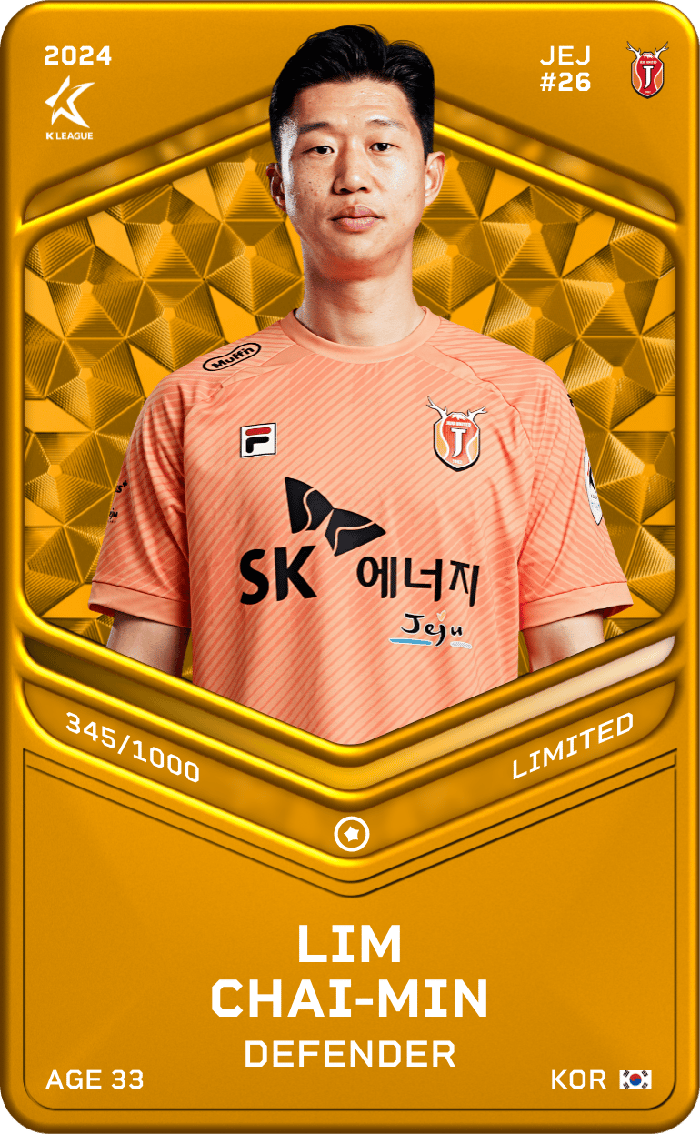 Lim Chai-Min  2024-25 • Limited 345/1000