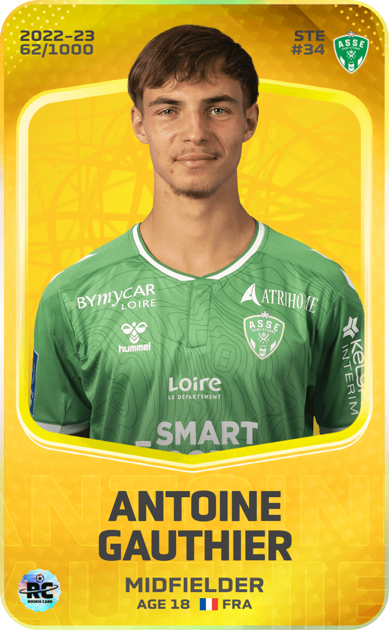 Antoine Gauthier 2022-23 • Limited 62/1000