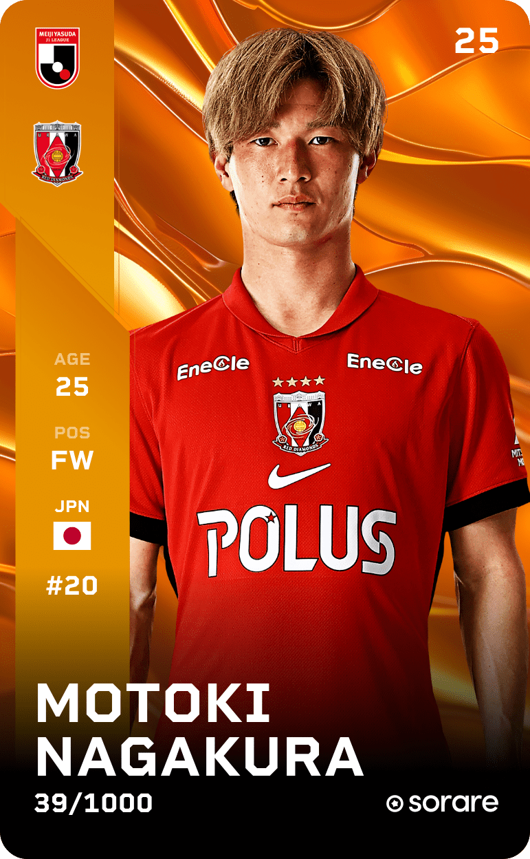 Motoki Nagakura 2025-26 • Limited 39/1000