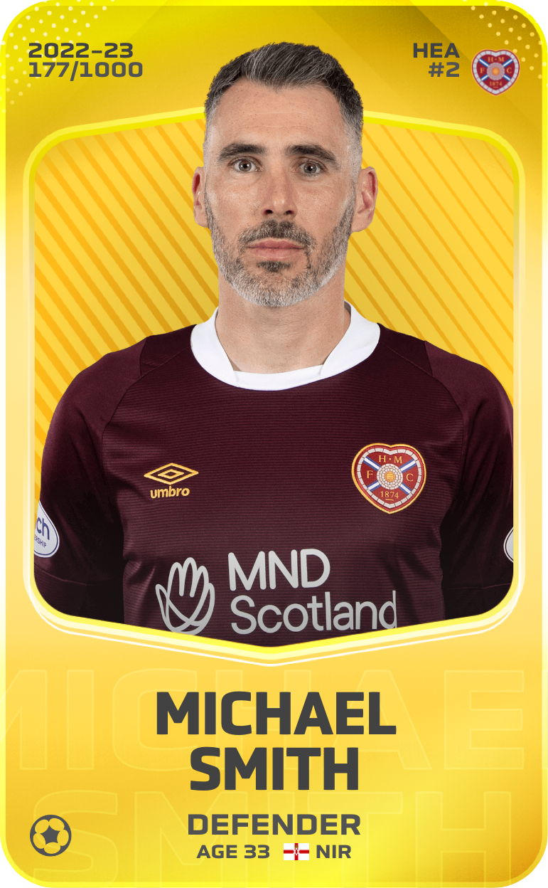 Sorare - Sorare Official - Michael Smith 2022-23 • Limited 177/1000 - NFT # 3703414535957140762846363412796286431315064126227821004715730762273545944829