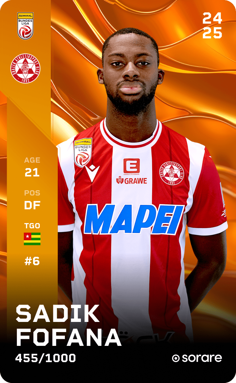 Sadik Fofana 2024-25 • Limited 455/1000