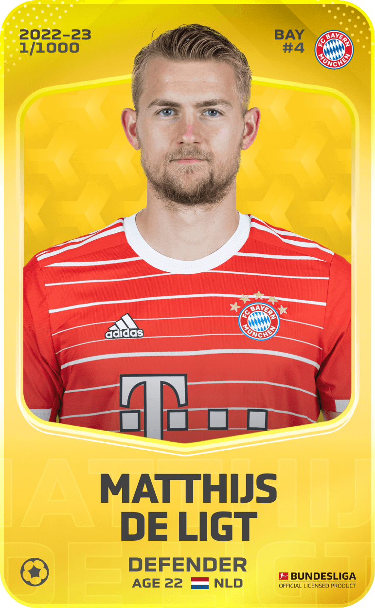 Matthijs de Ligt 2022-23 • Limited 1/1000