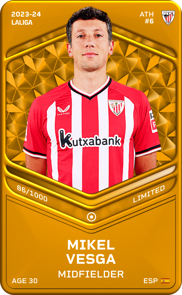 Mikel Vesga 2023-24 • Limited 86/1000