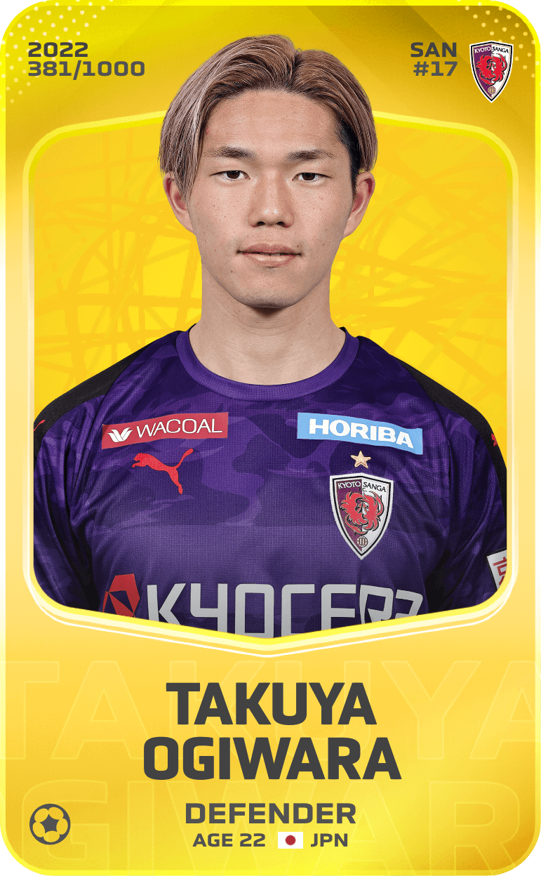 Takuya Ogiwara 2022-23 • Limited 381/1000