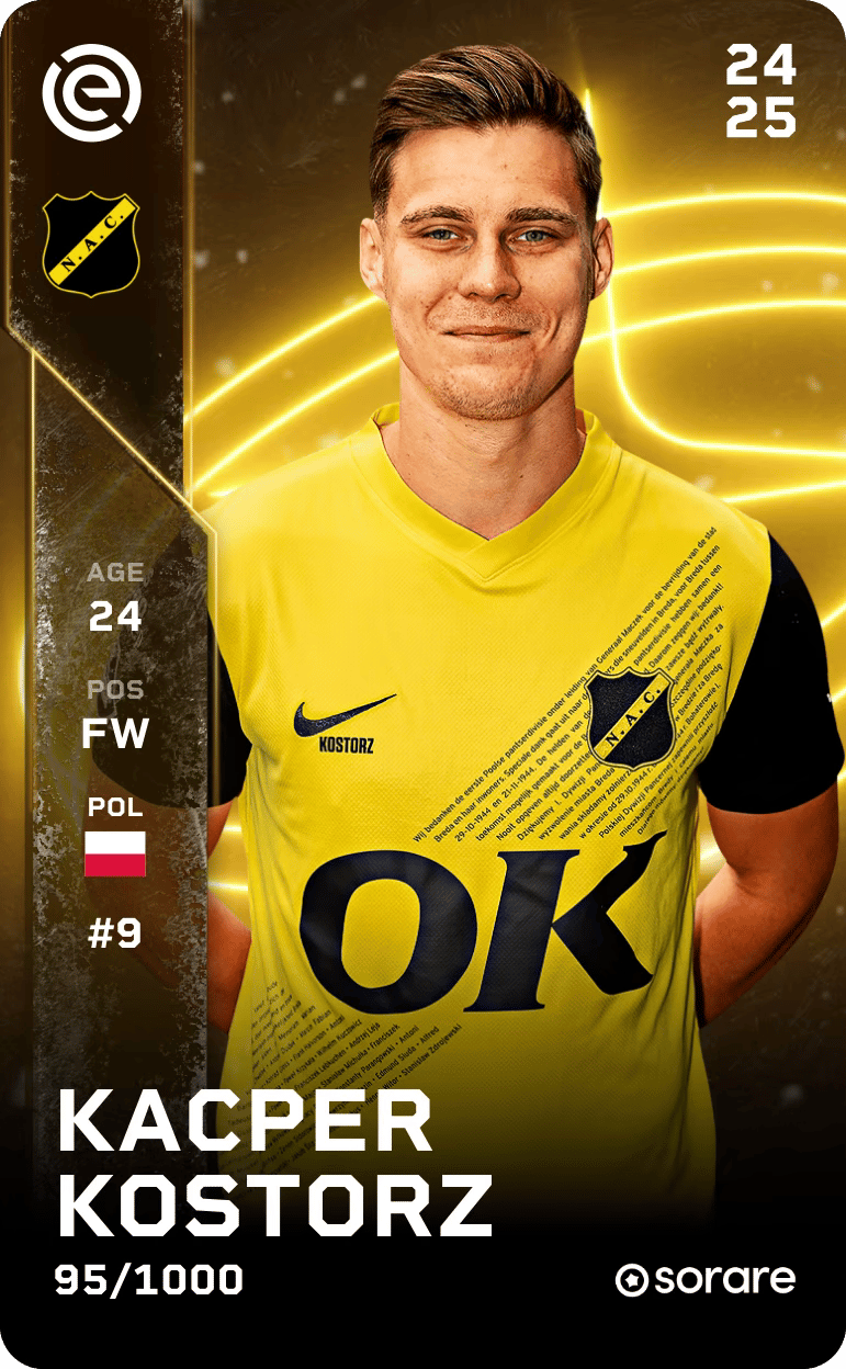 Kacper Kostorz 2024-25 • Limited 95/1000