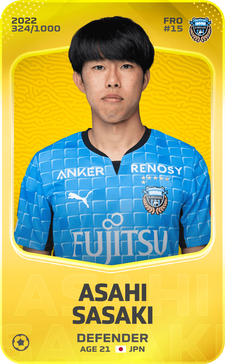 Asahi Sasaki 2022-23 • Limited 324/1000