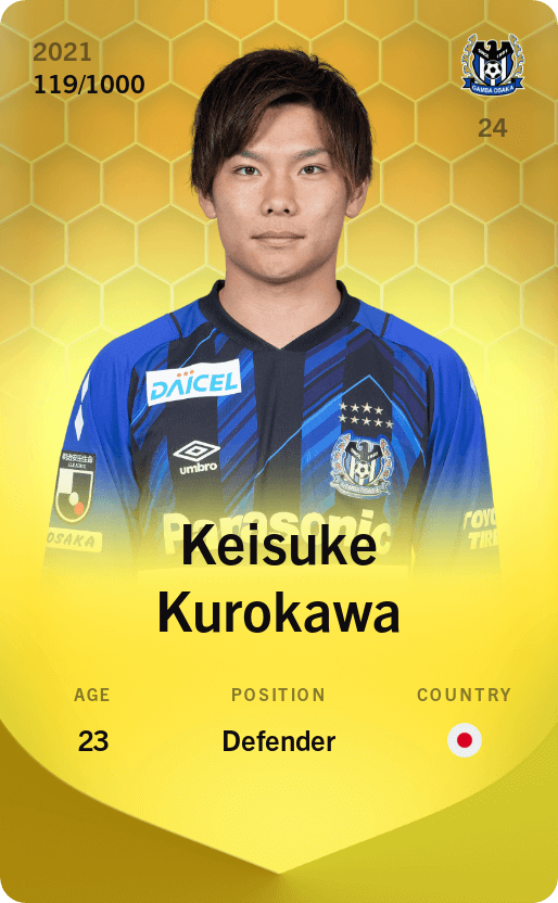 Keisuke Kurokawa 2021-22 • Limited 119/1000