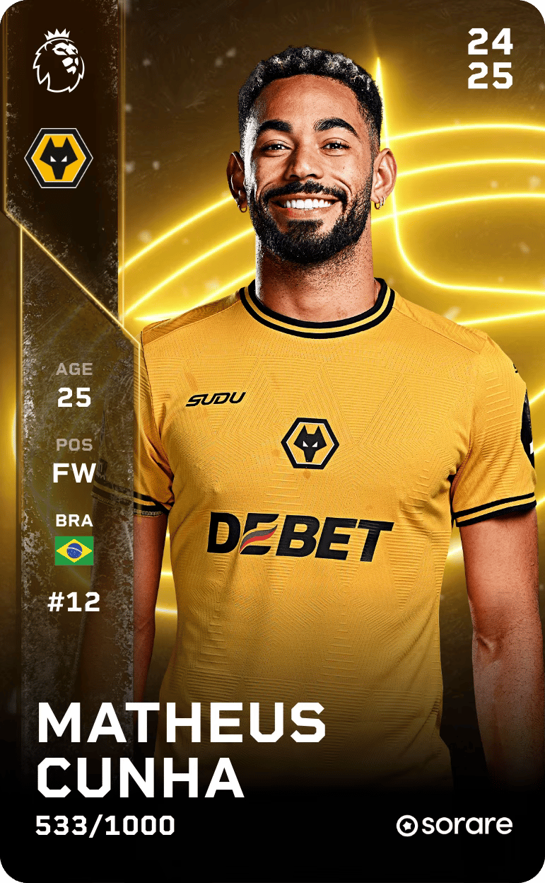 Matheus Cunha 2024-25 • Limited 533/1000