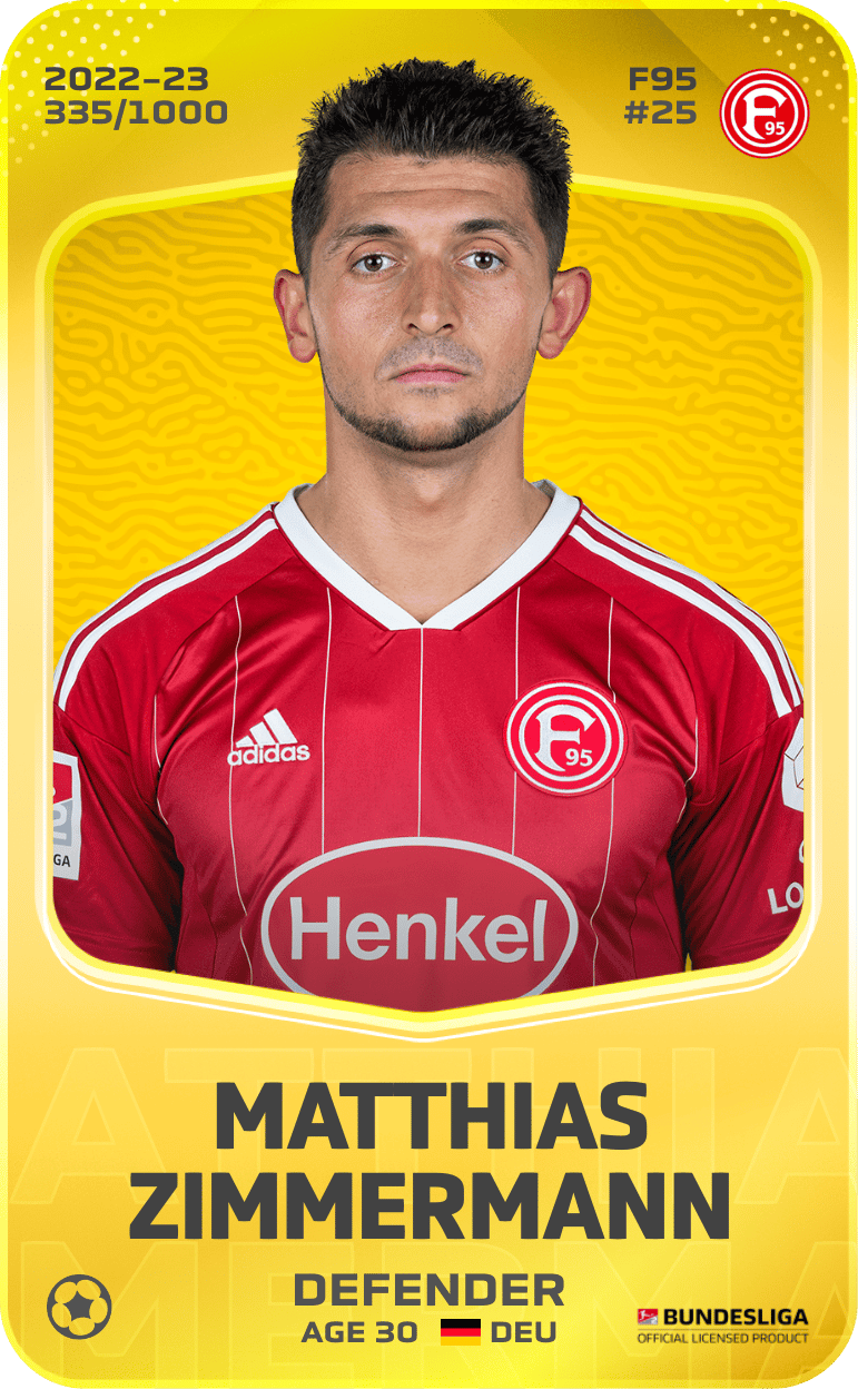 Matthias Zimmermann 2022-23 • Limited 335/1000