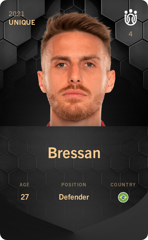 Sorare - Sorare Official - Bressan 2021-22 • Unique - NFT # 109739627084370289328774902687409585140615900493978401169066378518799990309861
