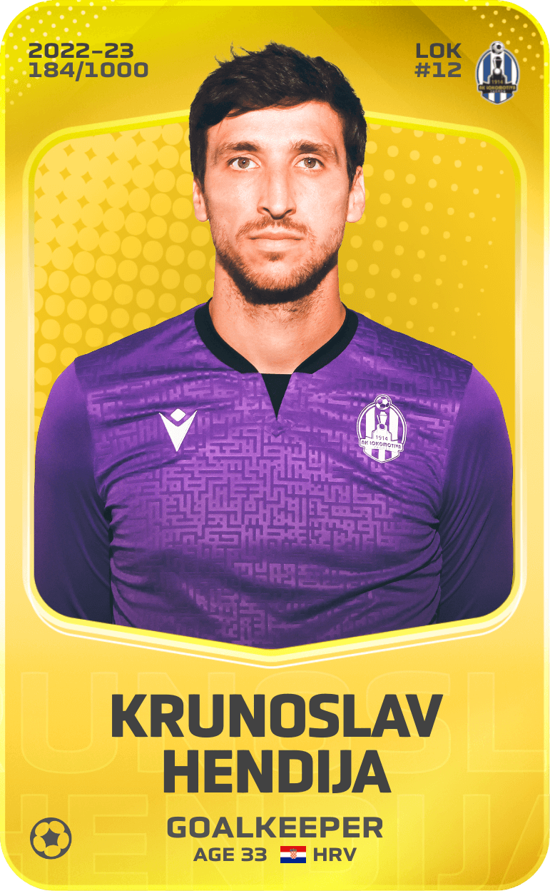 Krunoslav Hendija 2022-23 • Limited 184/1000
