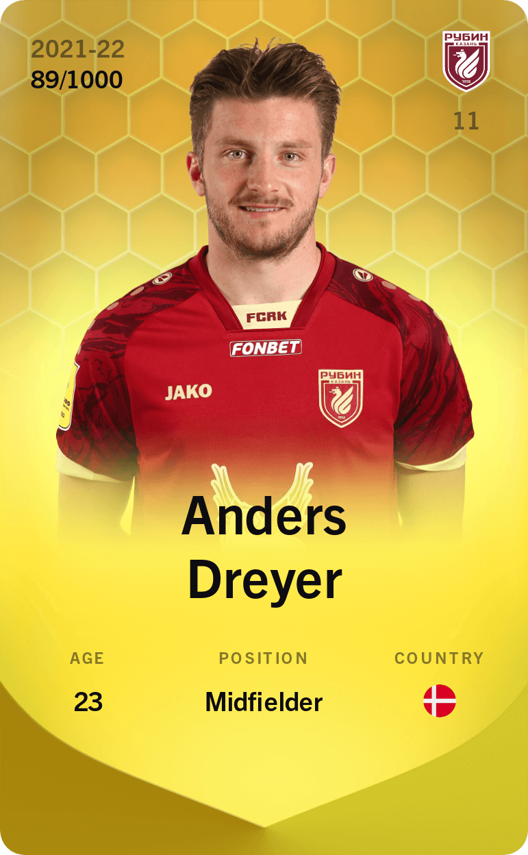 Anders Dreyer 2021-22 • Limited 89/1000