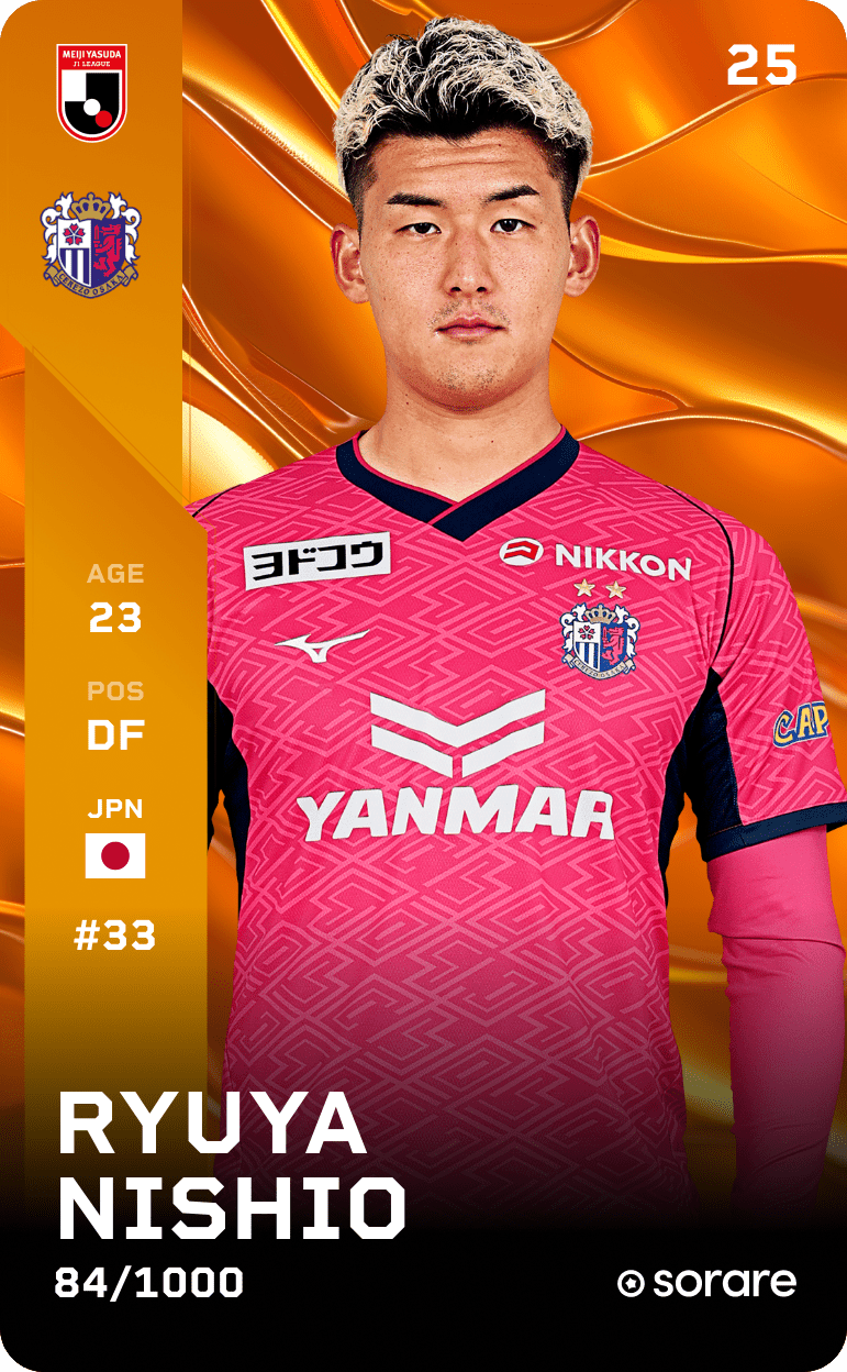 Ryuya Nishio 2025-26 • Limited 84/1000