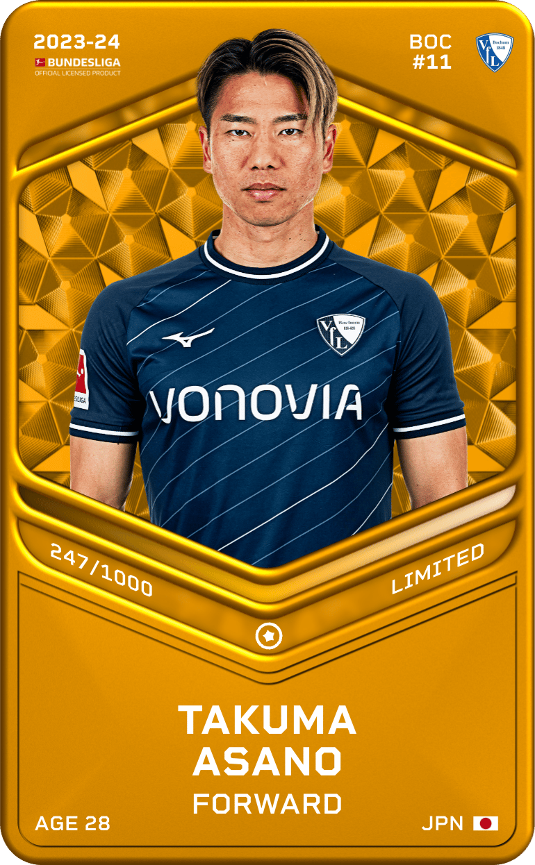 Takuma Asano 2023-24 • Limited 247/1000