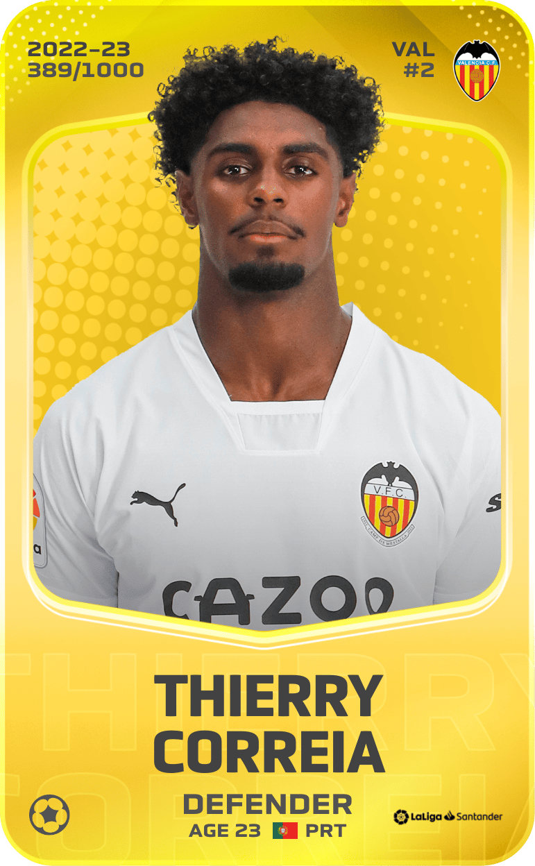 Thierry Correia 2022-23 • Limited 389/1000