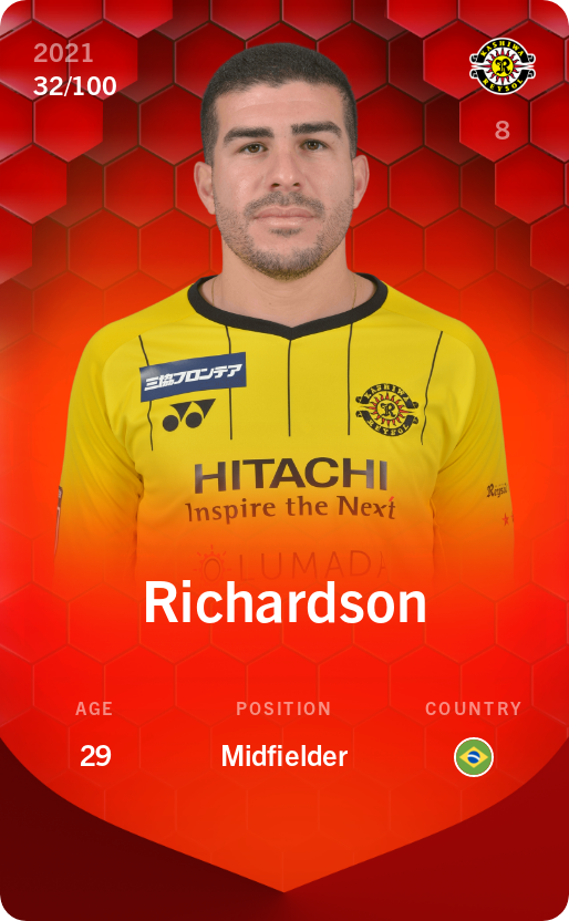 Sorare - Sorare Official - Richardson 2021-22 • Rare 32/100 - NFT # 30819265108900398773449025616416871904265882156302253191477743994631160859357