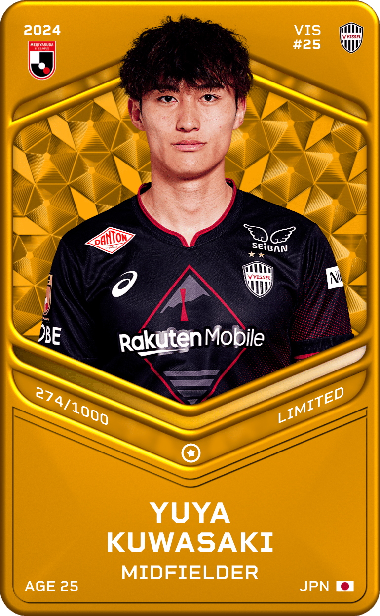 Yuya Kuwasaki 2024-25 • Limited 274/1000