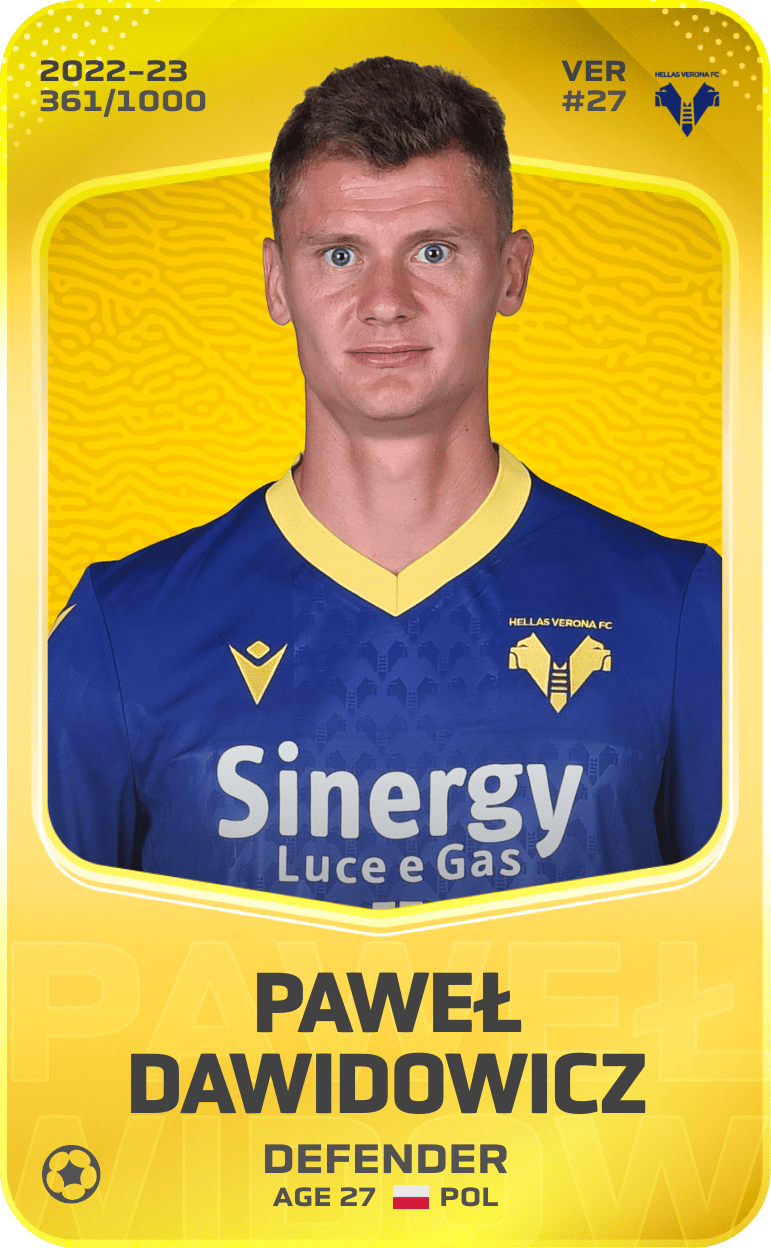 Paweł Dawidowicz 2022-23 • Limited 361/1000