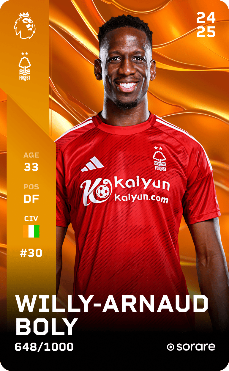 Willy-Arnaud Boly 2024-25 • Limited 648/1000