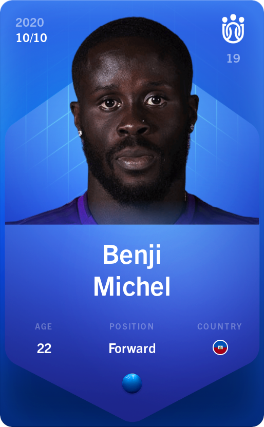 Sorare - Sorare Official - Benji Michel 2020-21 • Super Rare 10/10 - NFT # 99829041459507148184751332955762260745290443460704035712132779543539074516526