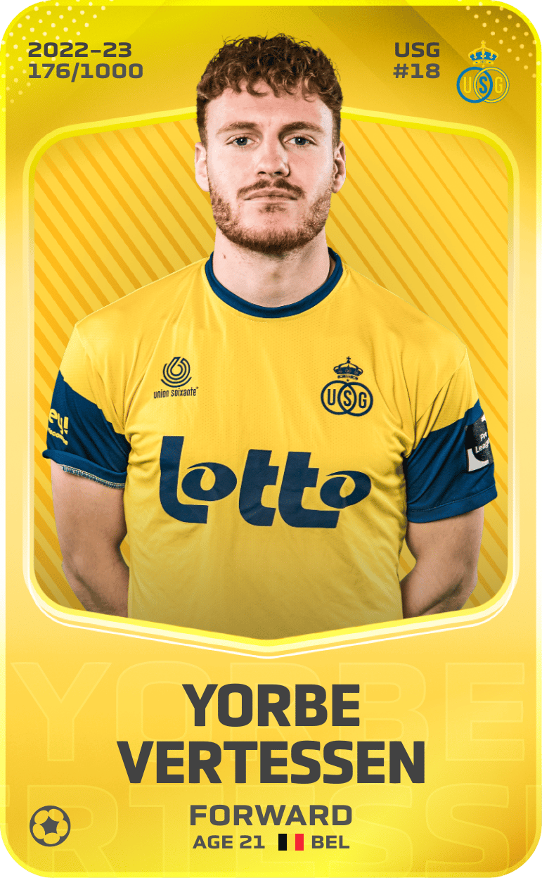 Yorbe Vertessen 2022-23 • Limited 176/1000