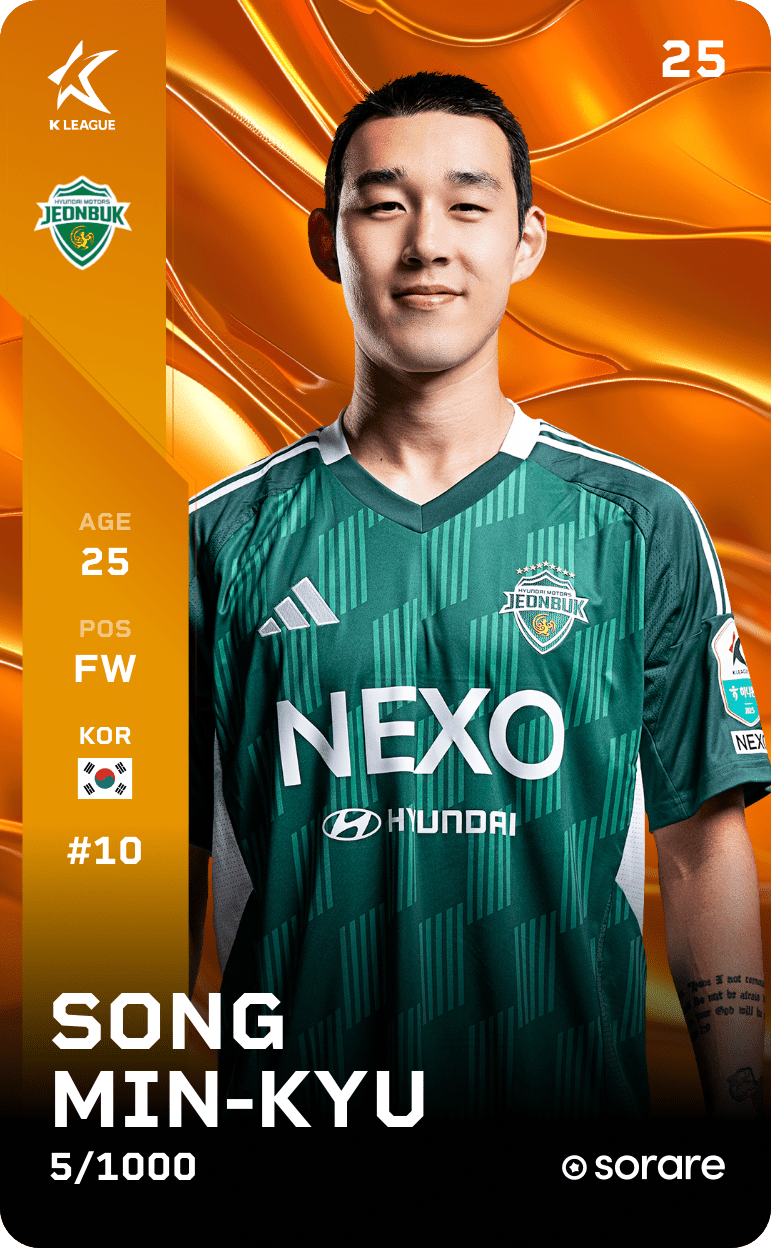 Song Min-Kyu 2025-26 • Limited 5/1000