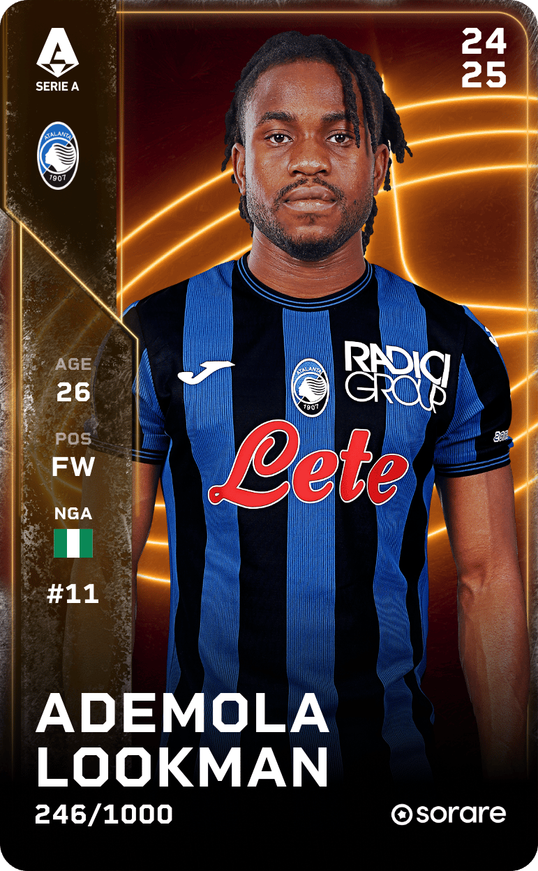Ademola Lookman 2024-25 • Limited 246/1000
