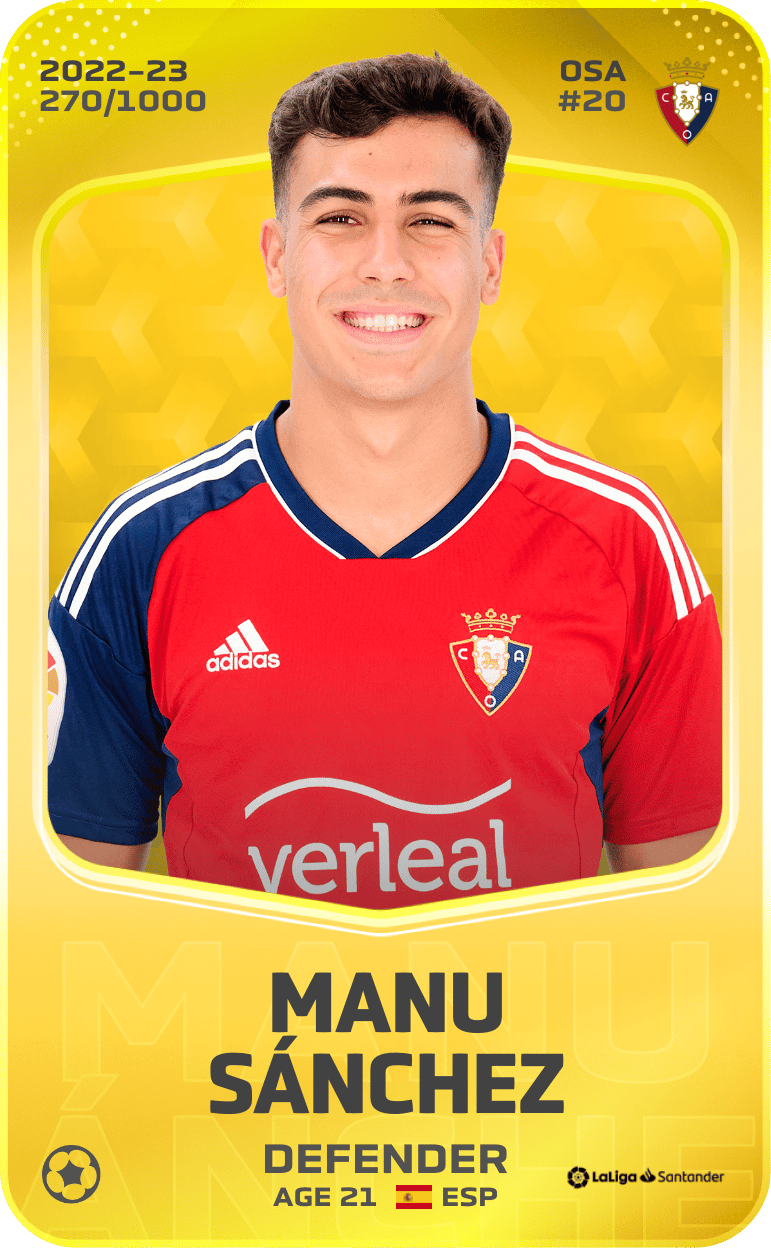 Manu Sánchez 2022-23 • Limited 270/1000