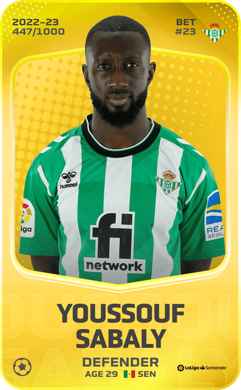 Youssouf Sabaly 2022-23 • Limited 447/1000