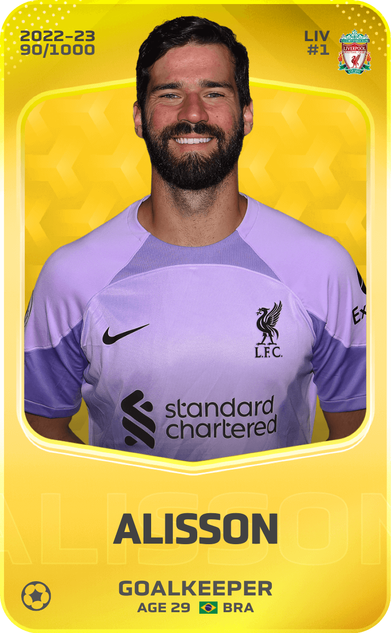 Alisson Becker 2022-23 • Limited 90/1000