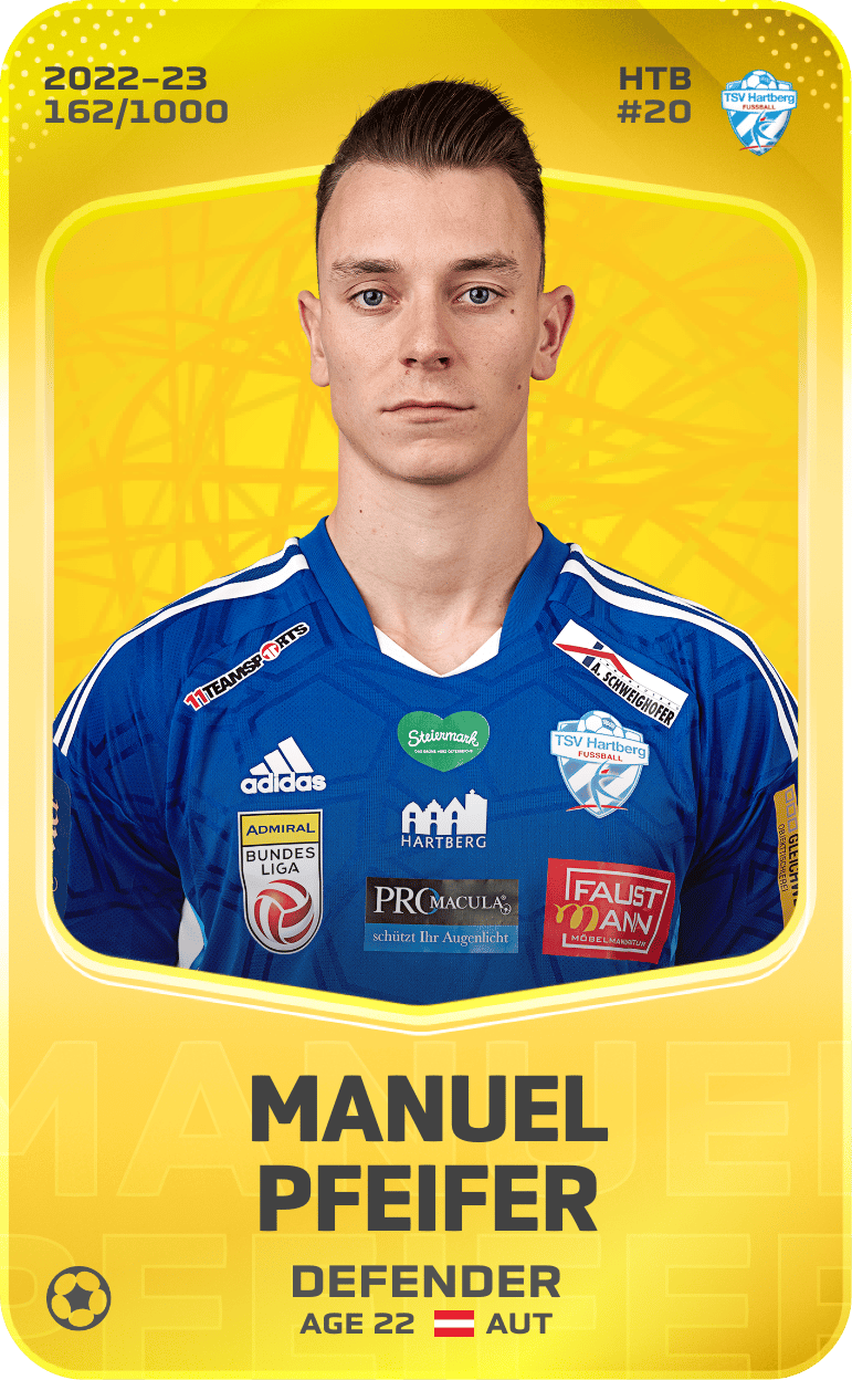 Manuel Pfeifer 2022-23 • Limited 162/1000